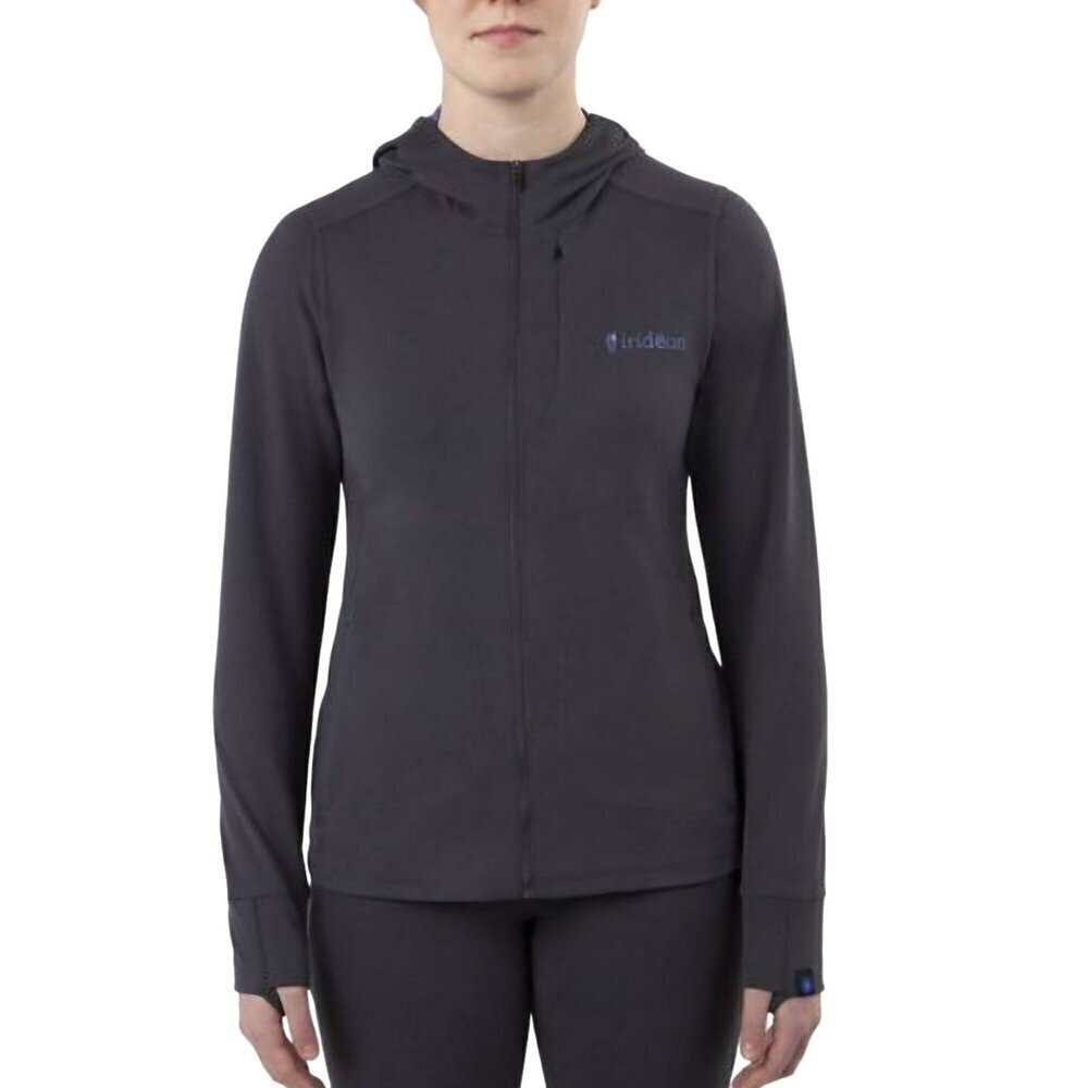 Irideon Ladies Himalayer Hoodie Graphite/Ultra Violet Riding Apparel Size S